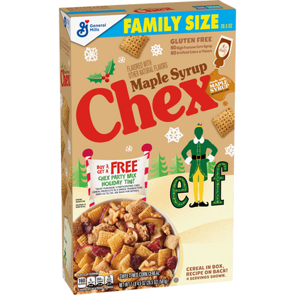 Maple Syrup Chex Gluten Free Cereal, Family Size, 20.5 oz