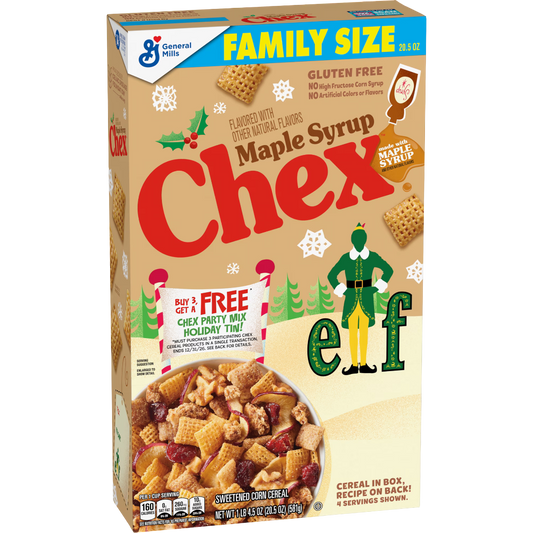 Maple Syrup Chex Gluten Free Cereal, Family Size, 20.5 oz