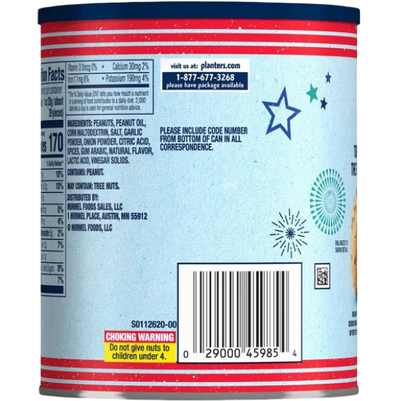 PLANTERS Ranch Seasoned Peanuts Limited Edition, 14 oz