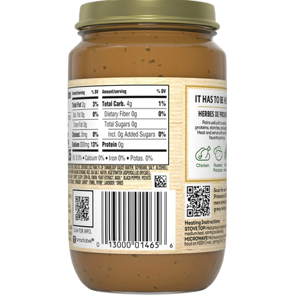 Heinz HomeStyle Herbes de Provence Gravy, Fish-free, 12 oz