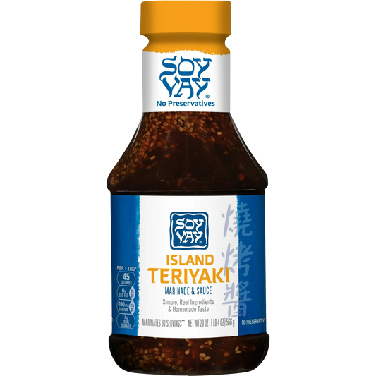 Soy Vay Island Teriyaki Marinade & Sauce, 20oz