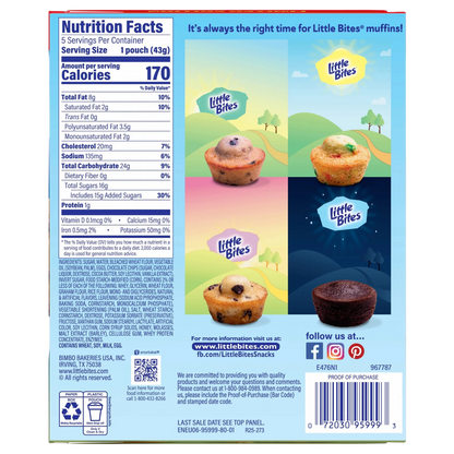 Little Bites S'mores Mini Muffins Limited Edition, 7.5 oz
