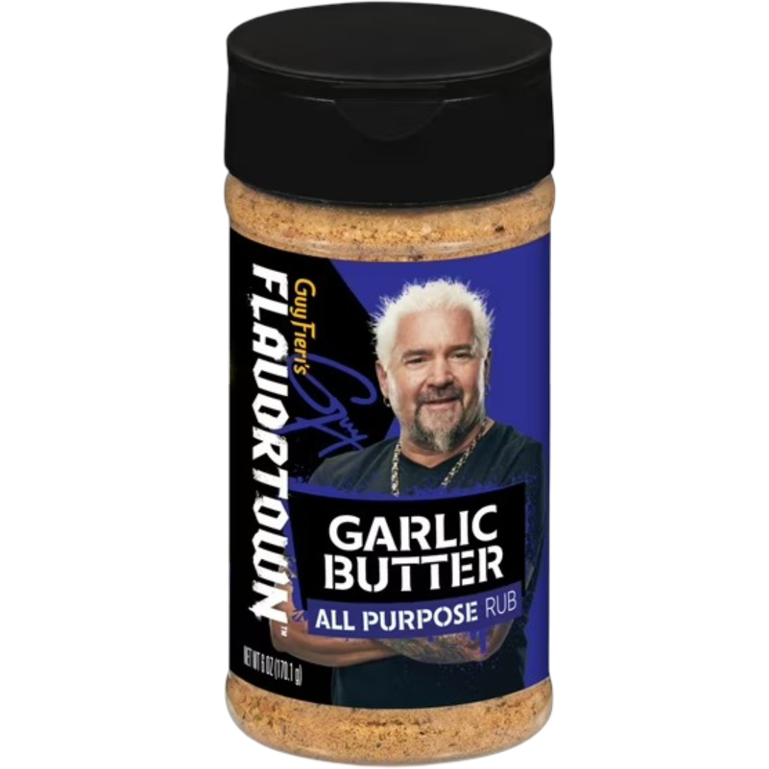 Guy Fieri's Flavortown All Purpose Garlic Butter Rub Seasoning 6 oz