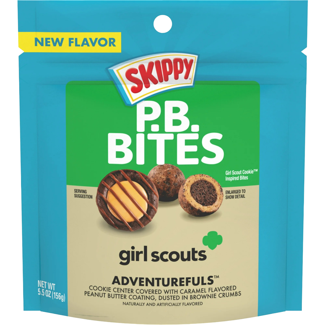 SKIPPY PB Bites Girl Scouts Adventurefuls Snack, 6 oz