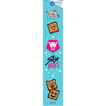 Cinnamon Toast Crunch Cereal KPop Demon Hunters, Secret Saja Boys Flavor, 18.8 oz