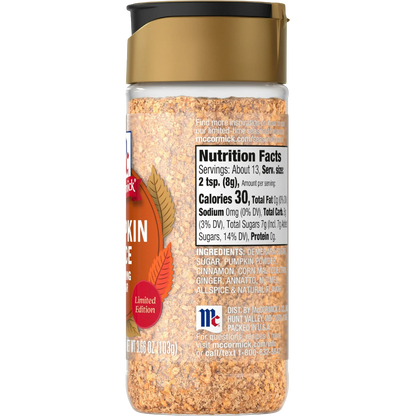 McCormick Pumpkin Spice Finishing Sugar, 3.66oz