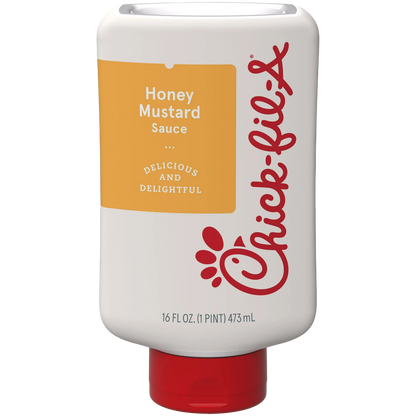 Chick-fil-A Honey Mustard Sauce, 16 fl oz Squeeze Bottle