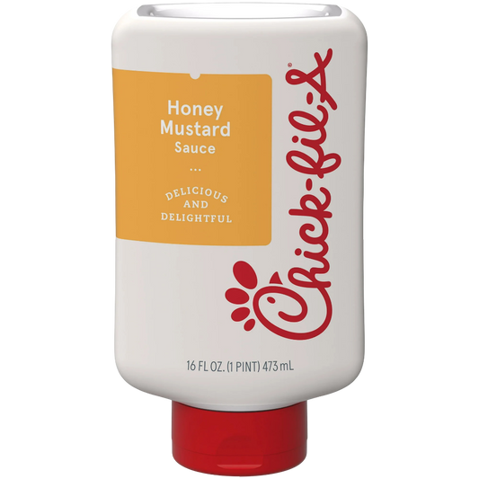 Chick-fil-A Honey Mustard Sauce, 16 fl oz Squeeze Bottle