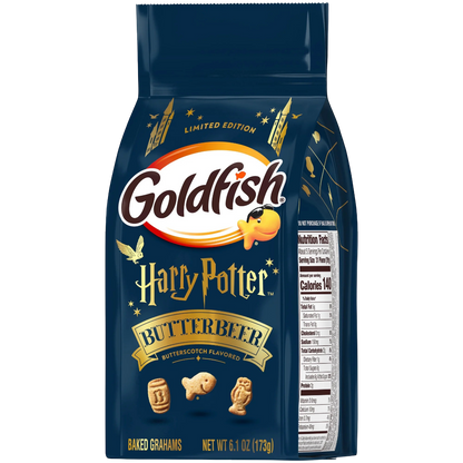 Goldfish Harry Potter Butterbeer Butterscotch Flavored Baked Grahams, 6.1 oz