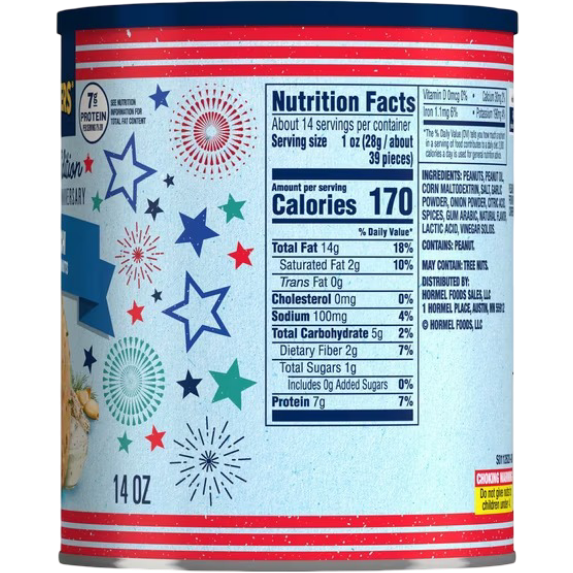 PLANTERS Ranch Seasoned Peanuts Limited Edition, 14 oz