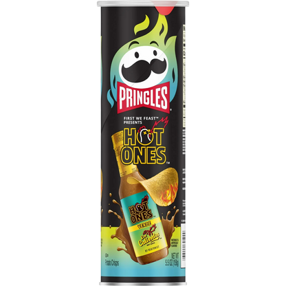 Pringles Hot Ones Verde Potato Crisps Chips, 5.5oz