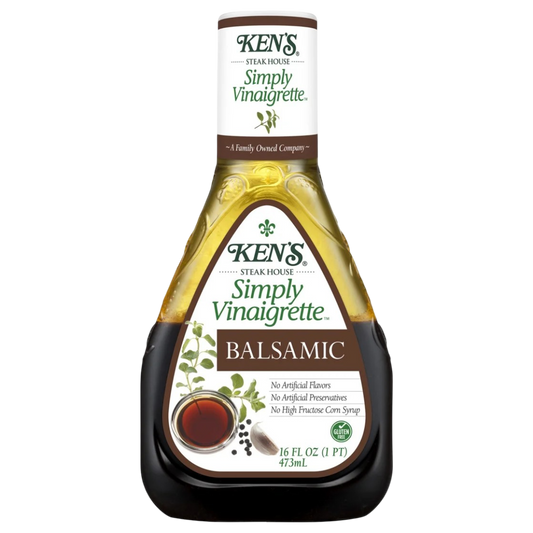 Ken's Steak House Simply Vinaigrette Balsamic Salad Dressing, 16 fl oz