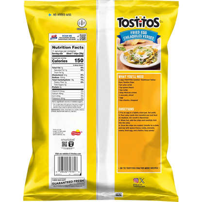 Tostitos Traditional Cantina Tortilla Chips, 11 oz