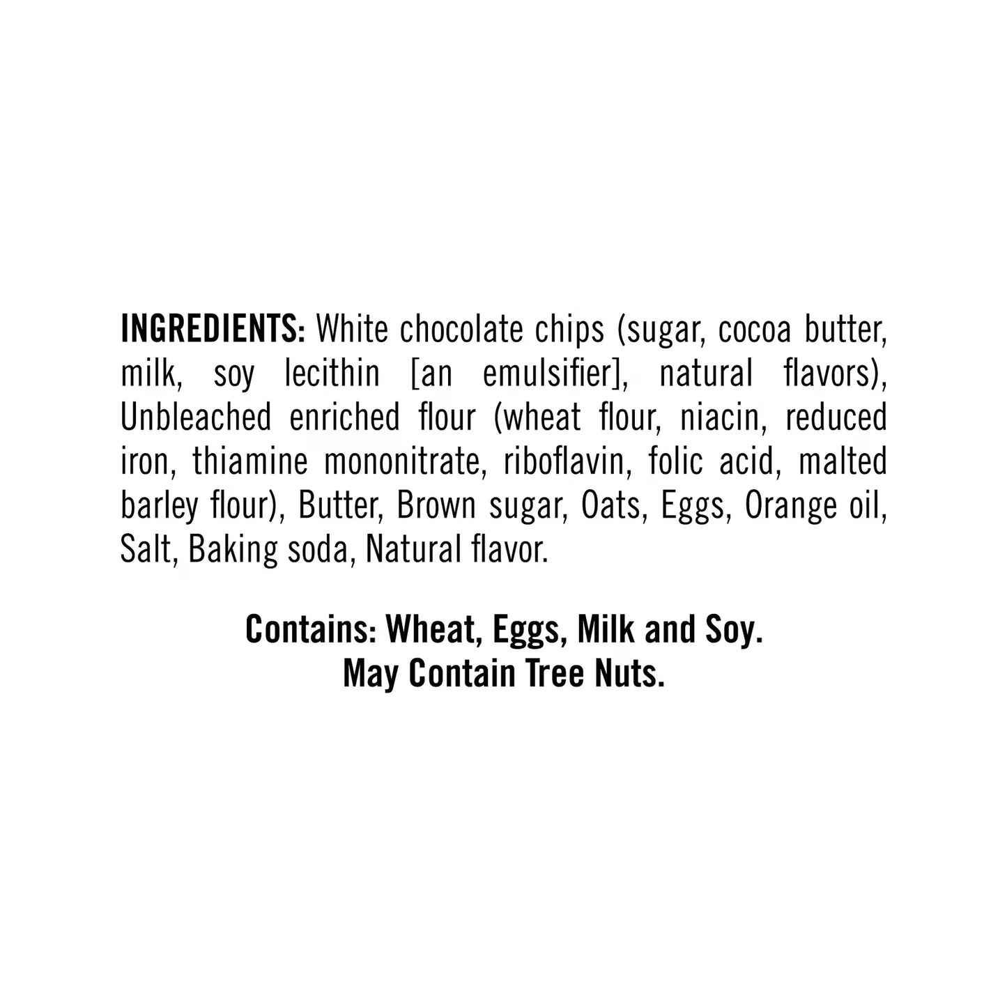 Tate's Bake Shop Orange & Cream Cookies with White Chocolate Chips, 6.5 oz