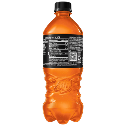 Mountain Dew Baja Cabo Citrus Zero Sugar Soda 20oz Bottle
