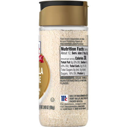 McCormick Vanilla Cake Finishing Sugar, 3.49 oz