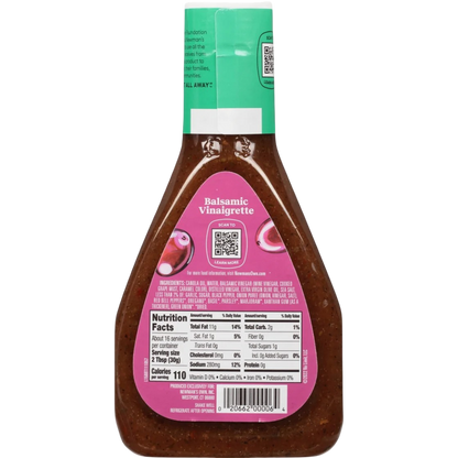 Newman's Own Balsamic Vinaigrette, 16 fl oz