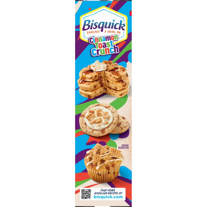 Betty Crocker Bisquick Pancake & Baking Mix, Cinnamon Toast Crunch, 20 oz
