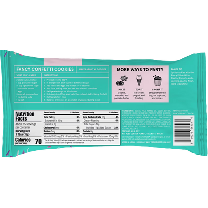 Fancy Sprinkles Unicorn Baking Confetti with Sprinkles & Candy-Coated Chocolate 8oz