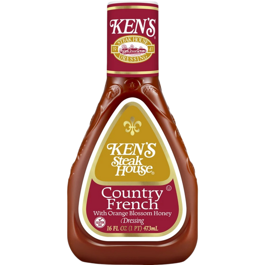 Ken's Steak House Country French with Orange Blossom Honey Salad Dressing, 16 fl oz