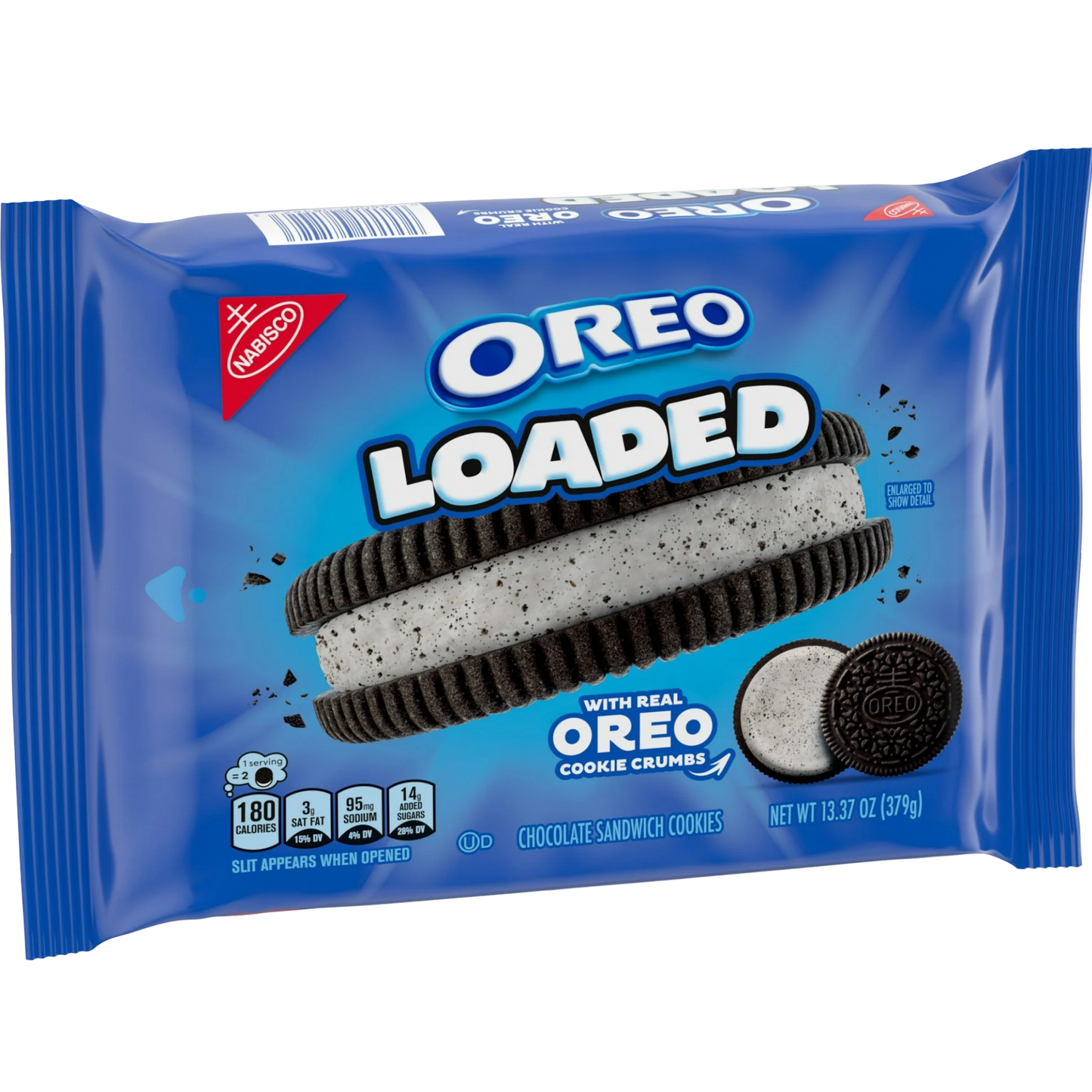 OREO Loaded Chocolate Sandwich Cookies, 13.37 oz