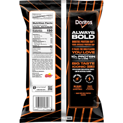 Doritos Protein Sweet & Tangy BBQ Tortilla Chips, 7 oz