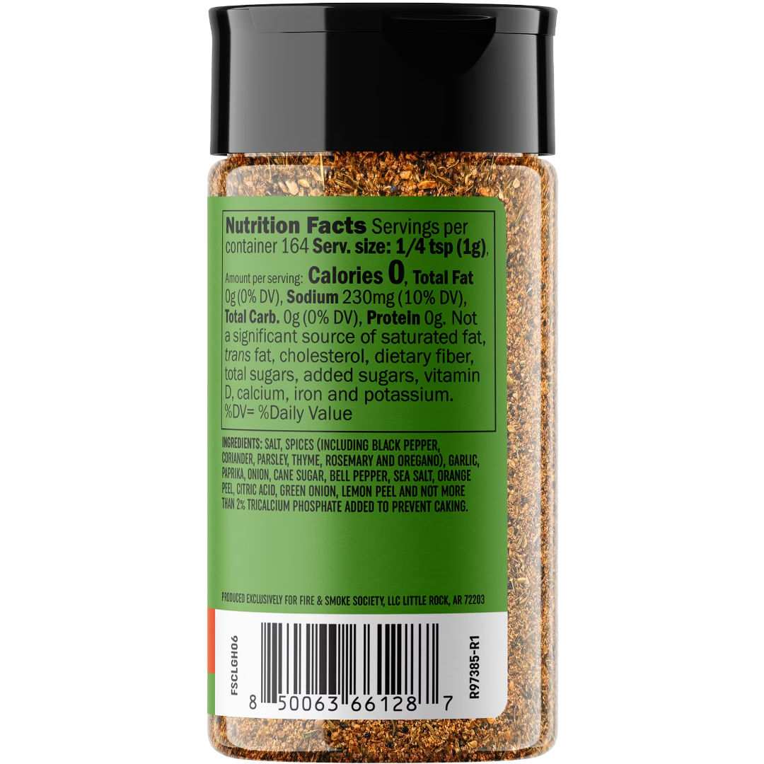 Fire & Smoke Society Garlic & Herb Chicken Blend Seasoning, 5.5 oz