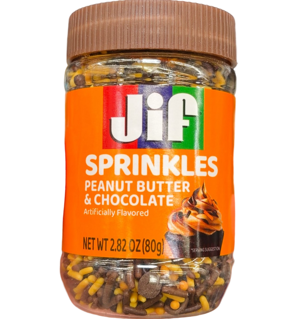 Jif Peanut Butter and Chocolate Flavored Sprinkles, 2.82 oz