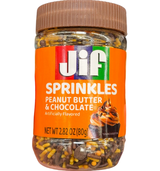 Jif Peanut Butter and Chocolate Flavored Sprinkles, 2.82 oz