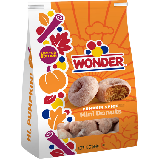 Wonder Pumpkin Spice Flavored Mini Donuts, 10 oz
