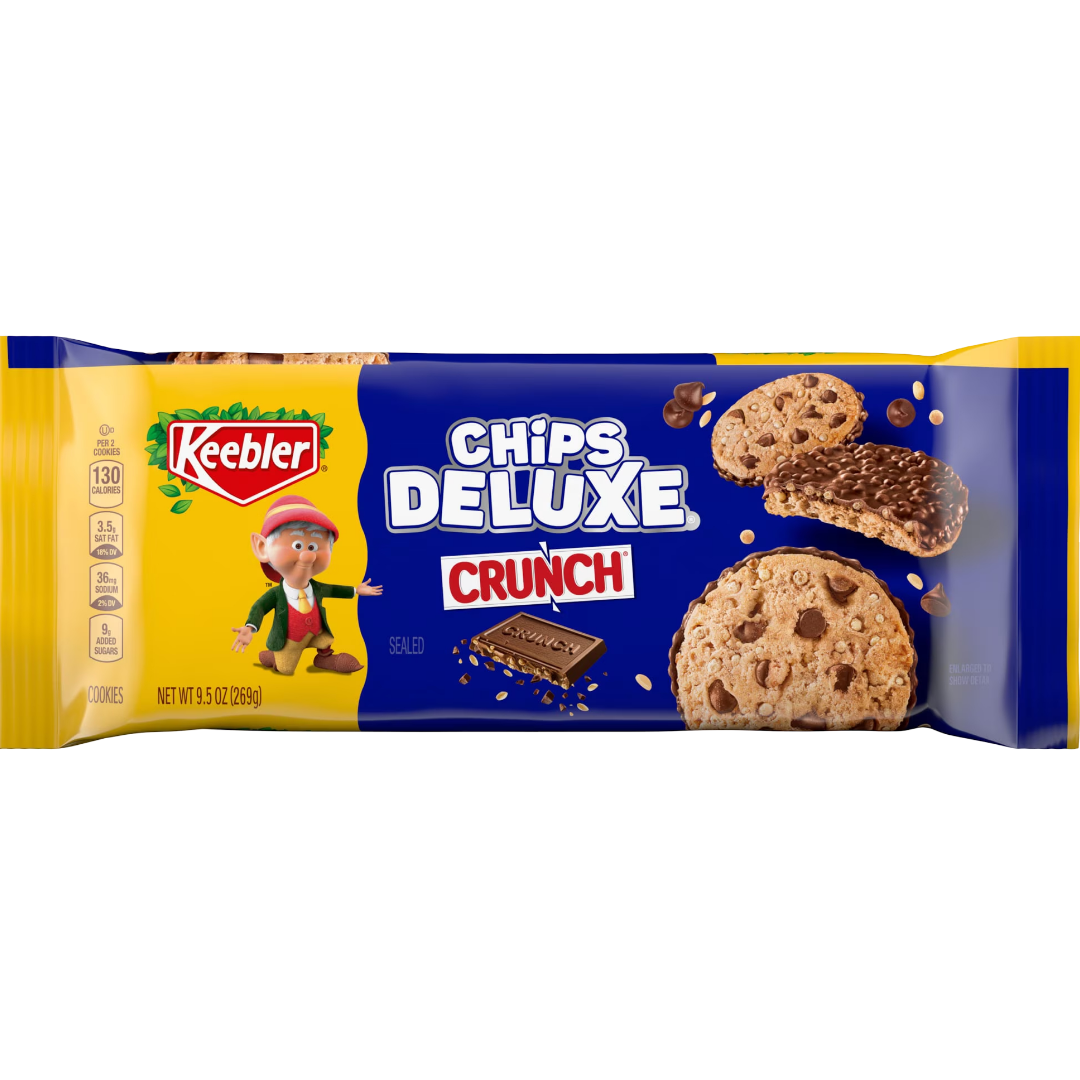 Keebler Chips Deluxe CRUNCH Cookies, 9.5 oz