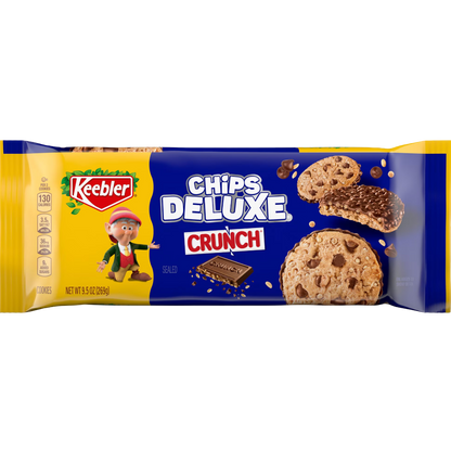 Keebler Chips Deluxe CRUNCH Cookies, 9.5 oz