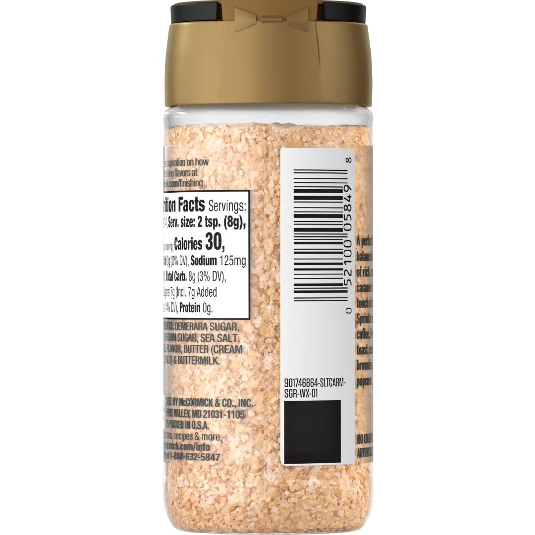 McCormick Salted Caramel Finishing Sugar, 3.81 oz