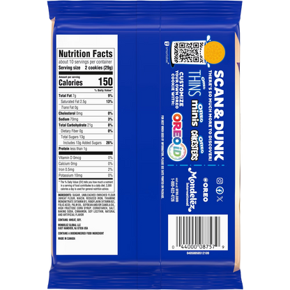 OREO Cinnamon Bun Sandwich Cookies, Limited Edition, 10.68 oz