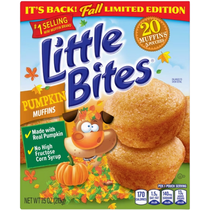 Little Bites Pumpkin Mini Muffins, 7.5 oz