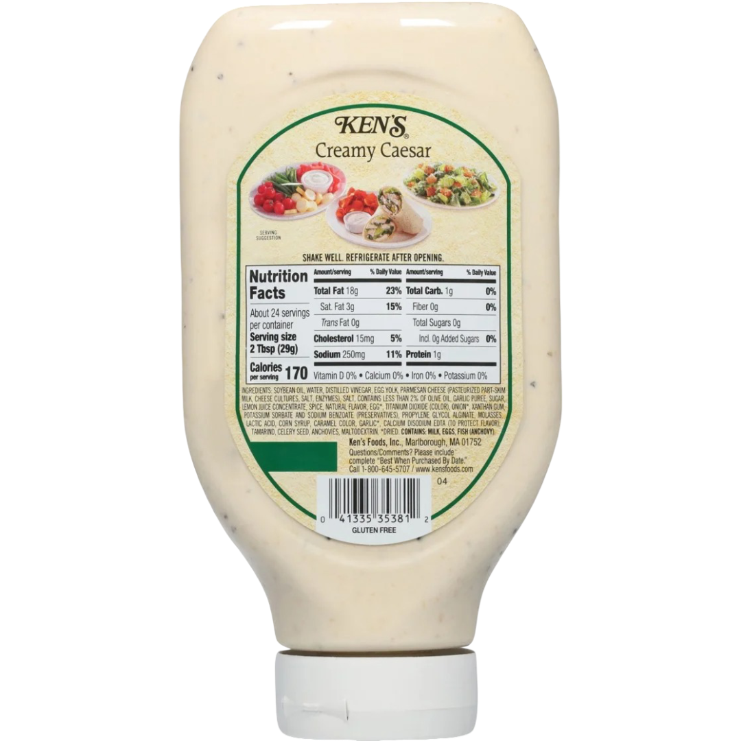 Ken's Steak House Creamy Caesar Dressing, 24 fl oz
