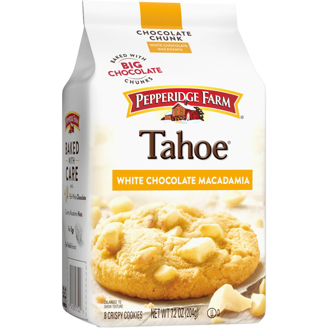 Pepperidge Farm Tahoe Crispy White Chocolate Macadamia Nut Cookies, 7.2oz