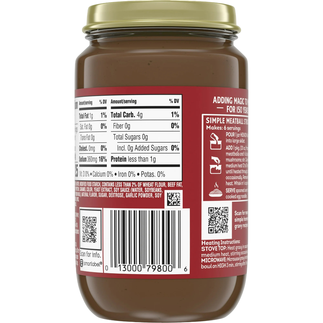 Heinz HomeStyle Beef Gravy, 12oz