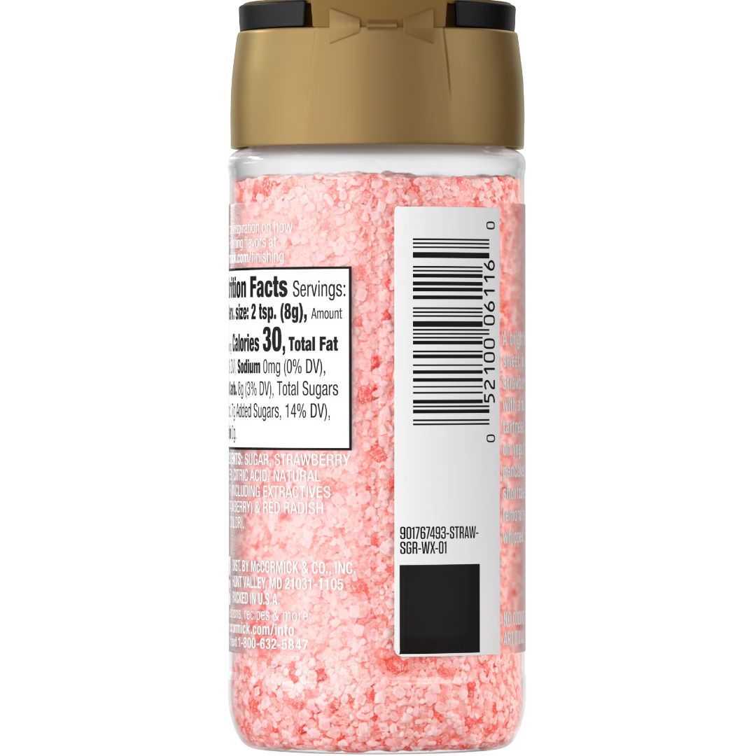 McCormick Strawberry Finishing Sugar, 3.67 oz