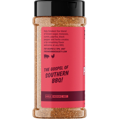 Fire & Smoke Society Sweet Preacher BBQ Seasoning Pork Rub, 11.9 oz