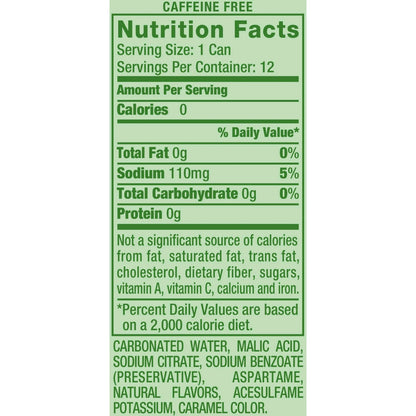 Schweppes Zero Sugar Diet Ginger Ale Soda Pop, 12 Pack of 12oz Cans