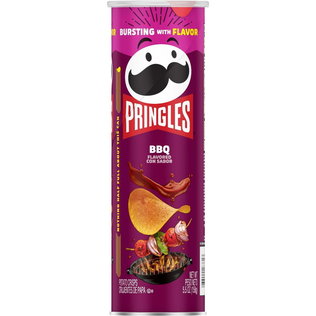 Pringles BBQ Potato Crisps Chips, 5.5oz