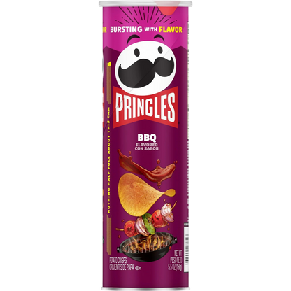 Pringles BBQ Potato Crisps Chips, 5.5oz