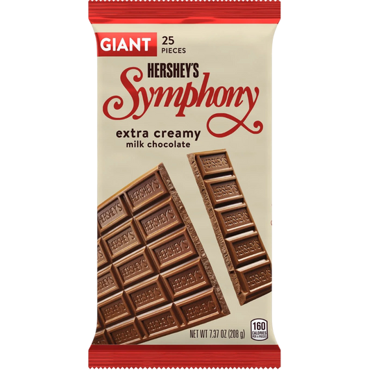 Hershey's Symphony Milk Chocolate Giant Candy Bar, 7.37 oz