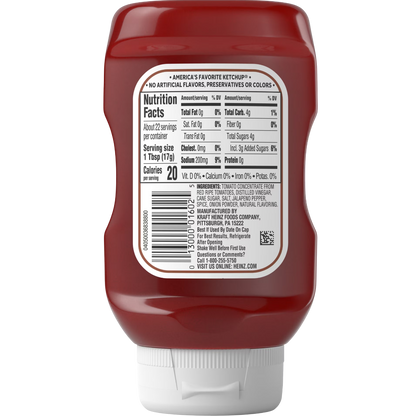 Heinz Spicy Simply Tomato Ketchup, 13.5 oz