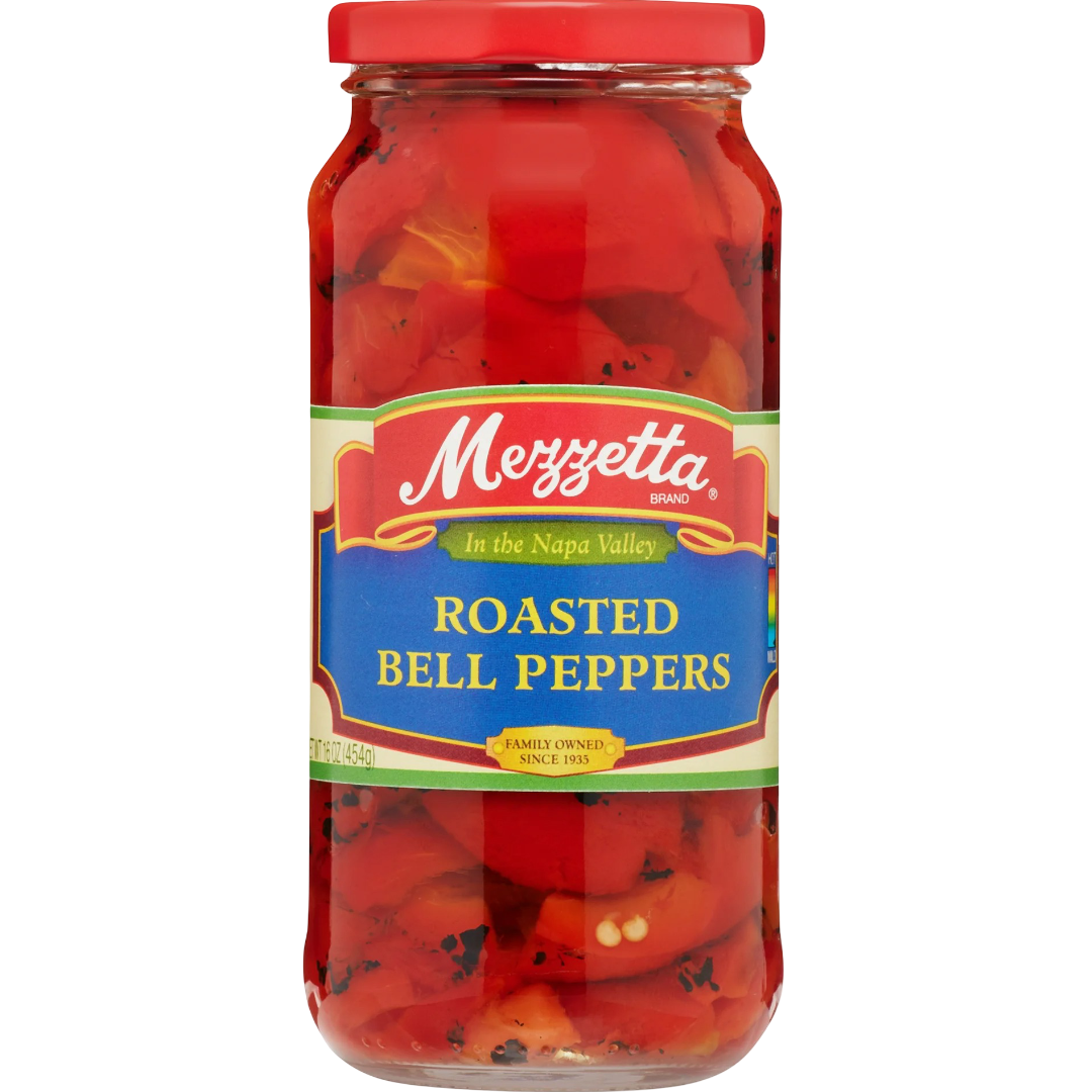 Mezzetta Roasted Red Bell Peppers, 16 fl oz