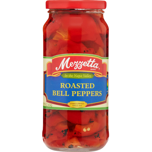 Mezzetta Roasted Red Bell Peppers, 16 fl oz