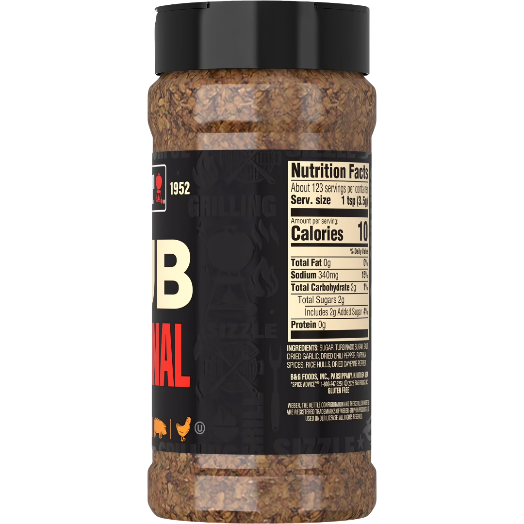 Weber Dry Smoking Rub Seasoning, 15.25oz