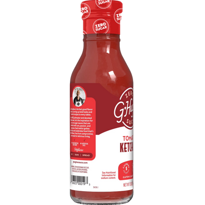 G Hughes Zero Sugar Tomato Ketchup, 13 oz