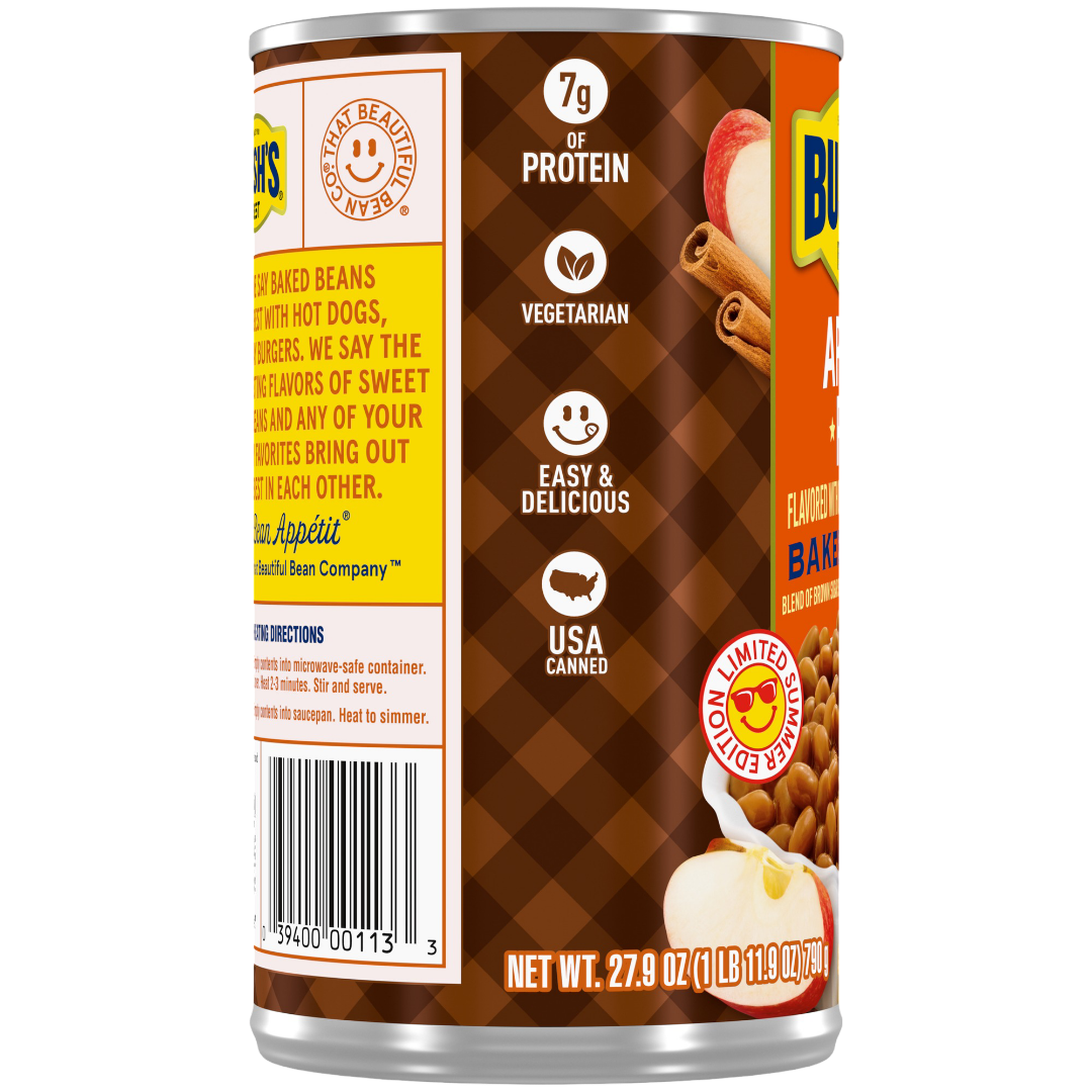 Bush's Baked Beans Apple Pie, Limited Edition, 27.9 oz
